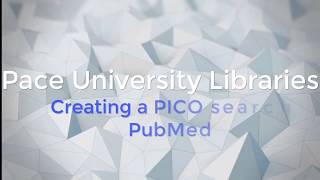 Creating a PICO search in PubMed [upl. by Shandee]