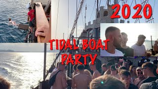 TIDAL BOAT PARTY  ZANTE 2020  LADS HOLIDAY [upl. by Louie856]