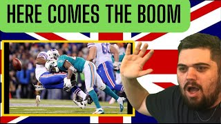 British Guy Reacts To HERE COMES THE BOOM Biggest Football Hits Ever [upl. by Remington]