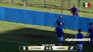 Sp Italiano vs Lamadrid En Vivo  Fecha 32  Primera C 201819 [upl. by Rakel]