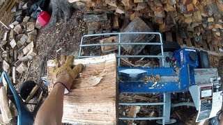 20Ton Powerhorse Horizontal Dual Split Log Splitter [upl. by Follansbee]