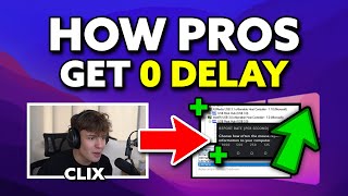 How PROS Get ZERO Input Delay In Fortnite Latency Tweaks [upl. by Nnairet]