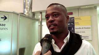 Le prime parole di Patrice Evra alla Juventus  Patrice Evras first interview as a Juventus player [upl. by Eillod]