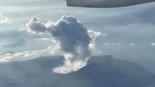 Taal Update June 22 2024  Taal Volcano Emits Towering Smoke Plume [upl. by Issim]