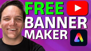 Make a YouTube Channel Banner FAST amp FREE with Adobe Express amp Mercury [upl. by Slrahc]