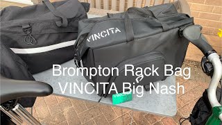 BROMPTON VINCITA BIG NASH RACK 20l RACK BAG [upl. by Kelson643]