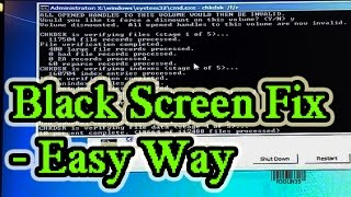 Windows 7 8 10  Black Screen With Cursor at Startup FIX [upl. by Judd392]