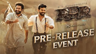 RRR PreRelease Event  NTR  Ram Charan  Ajay Devgn  Alia Bhatt  SS Rajamouli  DVVEntertainment [upl. by Ahsemrac]