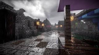 Minecraft  Sildurs Vibrant Shaders v120 ExtremeVL  Rain Test [upl. by Naenej]