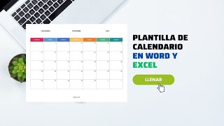 Plantilla de Calendario y Agenda en Word GRATIS [upl. by Iaw]