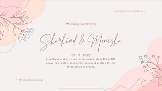 Sikh Wedding Livestream Of Sharhind X Monisha  Central Sikh Gurdwara Singapore [upl. by Hibbs]