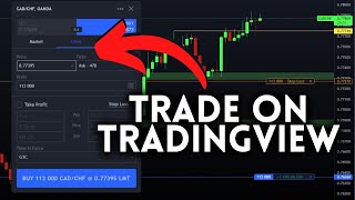 How To Place Trades Directly on TradingView Bye Bye Metatrader 4 [upl. by Kciredorb]