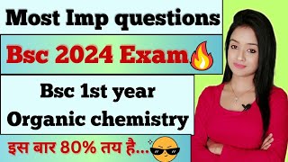 bsc 1st year organic chemistry most important questions for bsc 2024 exam notes pdf knowledge adda [upl. by Etram]