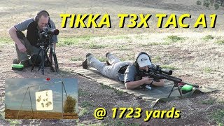 TIKKA T3X TAC A1 at almost a Mile [upl. by Bridge]