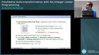 Polyhedral Autotransformation with No Integer Linear Programming [upl. by Yak]