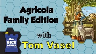 Agricola Family Edition Review  with Tom Vasel [upl. by Eninaej]