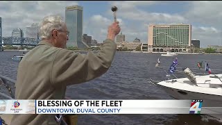 Boaters cruise along St Johns River for annual ‘Blessing of the Fleet’ [upl. by Bettine]