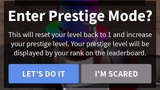 HOW TO PRESTIGE ON YOUR PHONE ON MM2  Roblox [upl. by Belsky733]