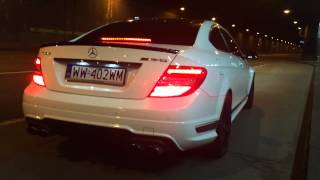 Mercedes C63 AMG Edition 507 tunnel run by gcos [upl. by Analihp716]