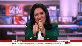 Maryam Moshiri bends a spoon from the BBC canteen [upl. by Floeter]