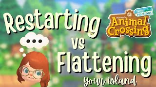 Restarting vs Flattening Your Animal Crossing Island  What is the Best Option for You [upl. by Durwood385]