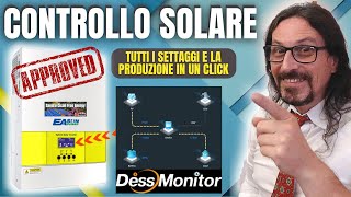 GRATIS Energia Solare con DESS Monitor per la Casa faidate fotovoltaico offgrid 1k energia [upl. by Dickie142]