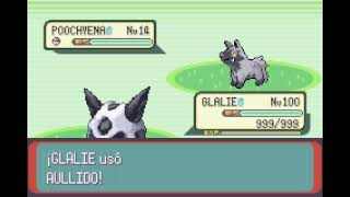 POKEMON EMERALD  GLALIE  AULLIDO  HOWL [upl. by Dewie]