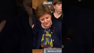 Nicola Sturgeon gets embarressed as she blurts out an iminuendo [upl. by Ymeon]