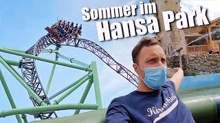 Wir zeigen euch Deutschlands einzigen Freizeitpark am Meer  Hansa Park 2021  Vlog 249 [upl. by Elleirua]