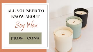 Soy Wax Pros and Cons All You Need To Know About Soy Wax Before Starting Your Candle Business2021 [upl. by Lletram]