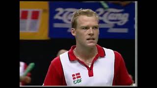 Kenneth Jonassen vs Taufik Hidyat  Thomas Cup 2004 Semi Final [upl. by Ardnassela]