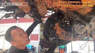 Eng엔진룸 불탄 현대 전기차 아이오닉5 배터리 상태Hyundai Ionic 5s Battery status with fired engine room 전기차폐차 폐차 [upl. by Nelloc832]