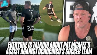 Pat McAfee Stuns Soccer World With Assist in TST Game vs Ochocinco [upl. by Samid972]