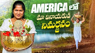 Americaలో వినాయకుడి నిమర్జనం  Gym setup at Home  ANCHEER  Telugu Vlogs in USA  Koilamma Vlogs [upl. by Enyaj]