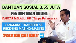 DAPATKAN BANTUAN PEMERINTAH 355 JUTA LANGSUNG TRANSFER KE REKENINGMU [upl. by Aroon]