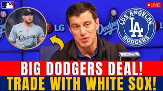 ANNOUNCED NOW BIG TRADE BETWEEN DODGERS AND WHITE SOX WELCOME GARRETT CROCHET Los Angeles Dodgers [upl. by Egiaf910]