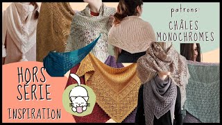 Patrons Tricot Chàles unis 🧶 HORS SERIE Inspiration [upl. by Samoht]