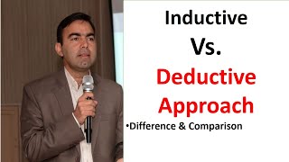 Inductive vs Deductive approach  difference between inductive and deductive method  KOKAB MANZOOR [upl. by Lezirg269]