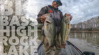 Big Bass on Day 1 Practice for the BFL on High Rock [upl. by Annaeed]