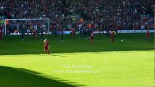 AMAZING GERRARD GOAL VS MAN UTD ANFIELD FOOTAGE [upl. by Madelene]