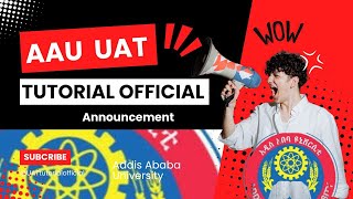 Addis Ababa University UAT Tutorial official  የአዲሽ አበባ ዩኒቨርሲቲ መግቢያ UAT ፈተና ትቶርያል  UAT Questions [upl. by Verne434]