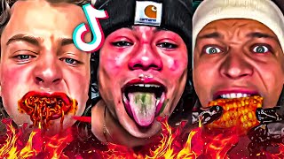 EXTREME 1 Hour Spicy Food Challenge — TikTok Compilation🥵🔥 [upl. by Anes642]