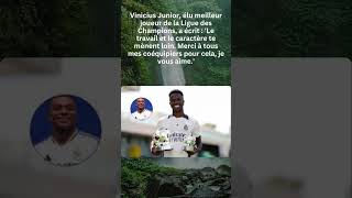 Commentaires de Mbappé et Vinicius après leurs distinctions en Ligue des Champions 20232024 [upl. by Yrreb461]