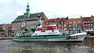 SAR GEORG BREUSING Seenotrettungskreuzer Emden Bewegungsfahrt 2014 [upl. by Abibah]