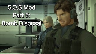 MGS2 The SOS Mod Part 5 Bomb Disposal [upl. by Llerrehc]