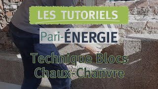 Tutoriel sur la technique Blocs Chaux Chanvre [upl. by Alfie]