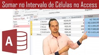 Somar no Intervalo de Células no Access [upl. by Kire228]