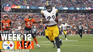 Pittsburgh Steelers vs Cincinnati Bengals  2023 Week 12 Game Highlights [upl. by Lah]