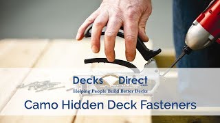 Camo Hidden Deck Fastener System [upl. by Demmahum]