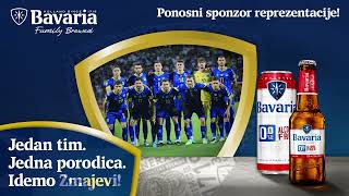 Bavaria pivo  Bavaria 00 je 100 uz Zmajeve  Ponosni sponzor reprezentacije BiH [upl. by Aronaele]